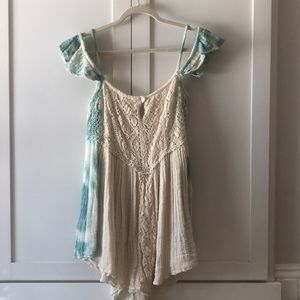 Jen’s Pirate Booty tunic with flutter sleeves